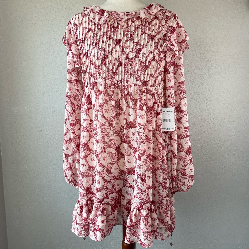 NWT Free People Tea Combo Tunic Top Size XS